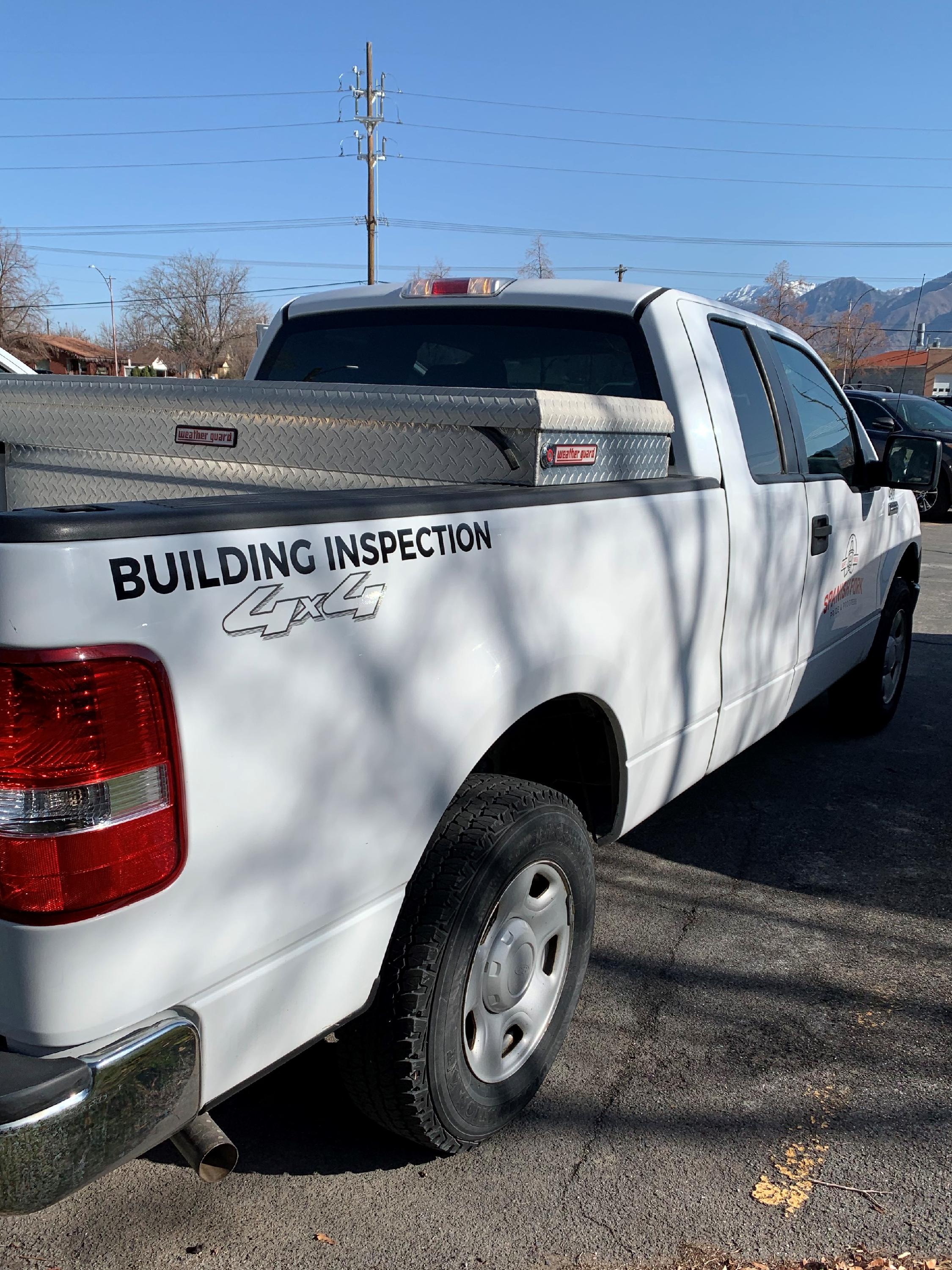 Building Inspection truck